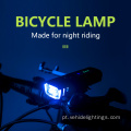 Luz de luz de bicicleta recarregável